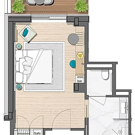Отель Vathi Cove Luxury & - Adults Friendly 14 Хриси-Амудия